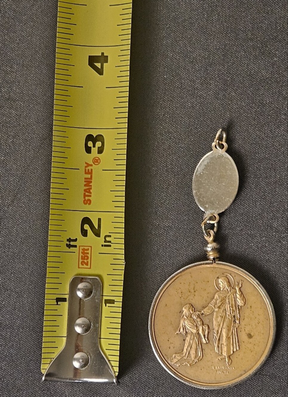 1972 Kathryn Kuhlman Commemorative Coin Keychain Medallion Evangelos Frudakis - Picture 7 of 10